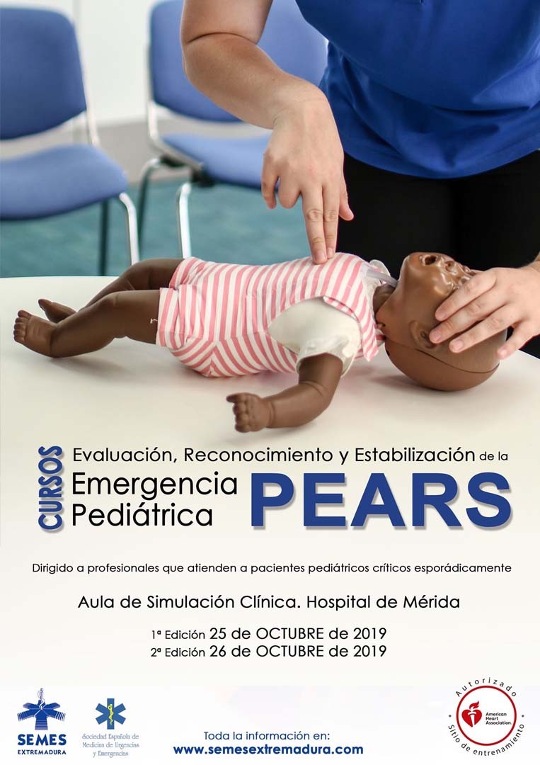3ª Edición del Curso PEARS: Evaluación, Reconocimiento y Estabilización de la Emergencia Pediátrica