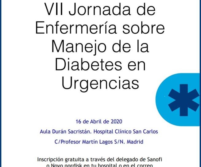 VII Jornada de Enfermería sobre Manejo de la Diabetes en Urgencias