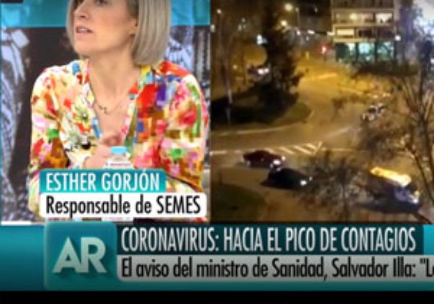 Esther Gorjón en el programa de Ana Rosa