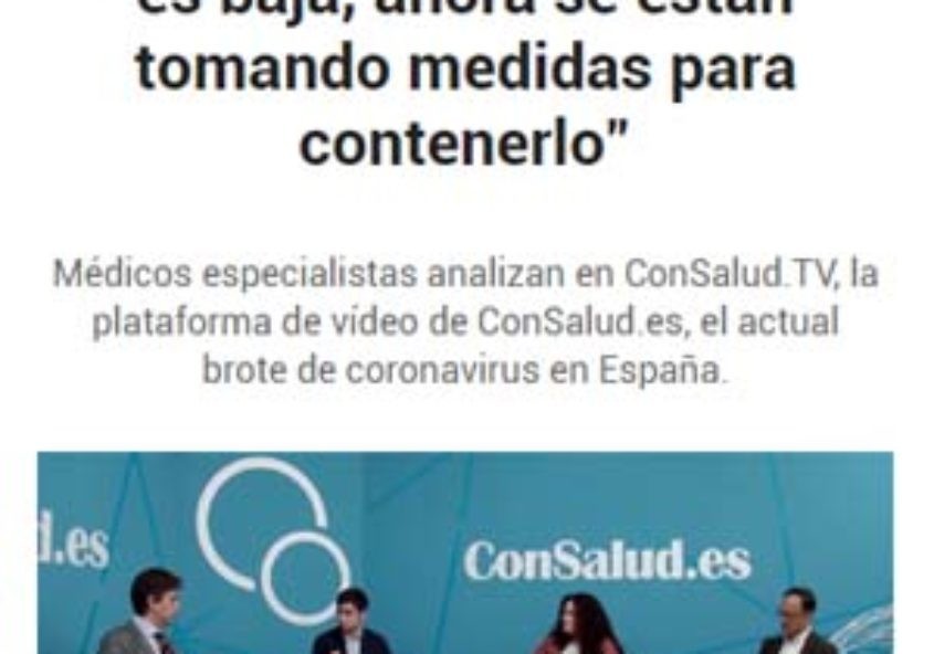 “La letalidad del coronavirus es baja, ahora se están tomando medidas para contenerlo”