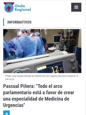 Pascual Piñera: "Todo el arco parlamentario está a favor de crear una especialidad de Medicina de Urgencias"