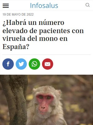 ¿Habrá un número elevado de pacientes con viruela del mono en España?