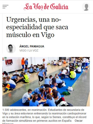 Urgencias, una no-especialidad que saca músculo en Vigo