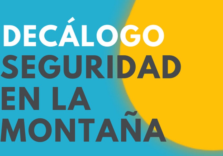 El Grupo de Trabajo de Emergencias en Montaña elabora un Decálogo para prevenir accidentes