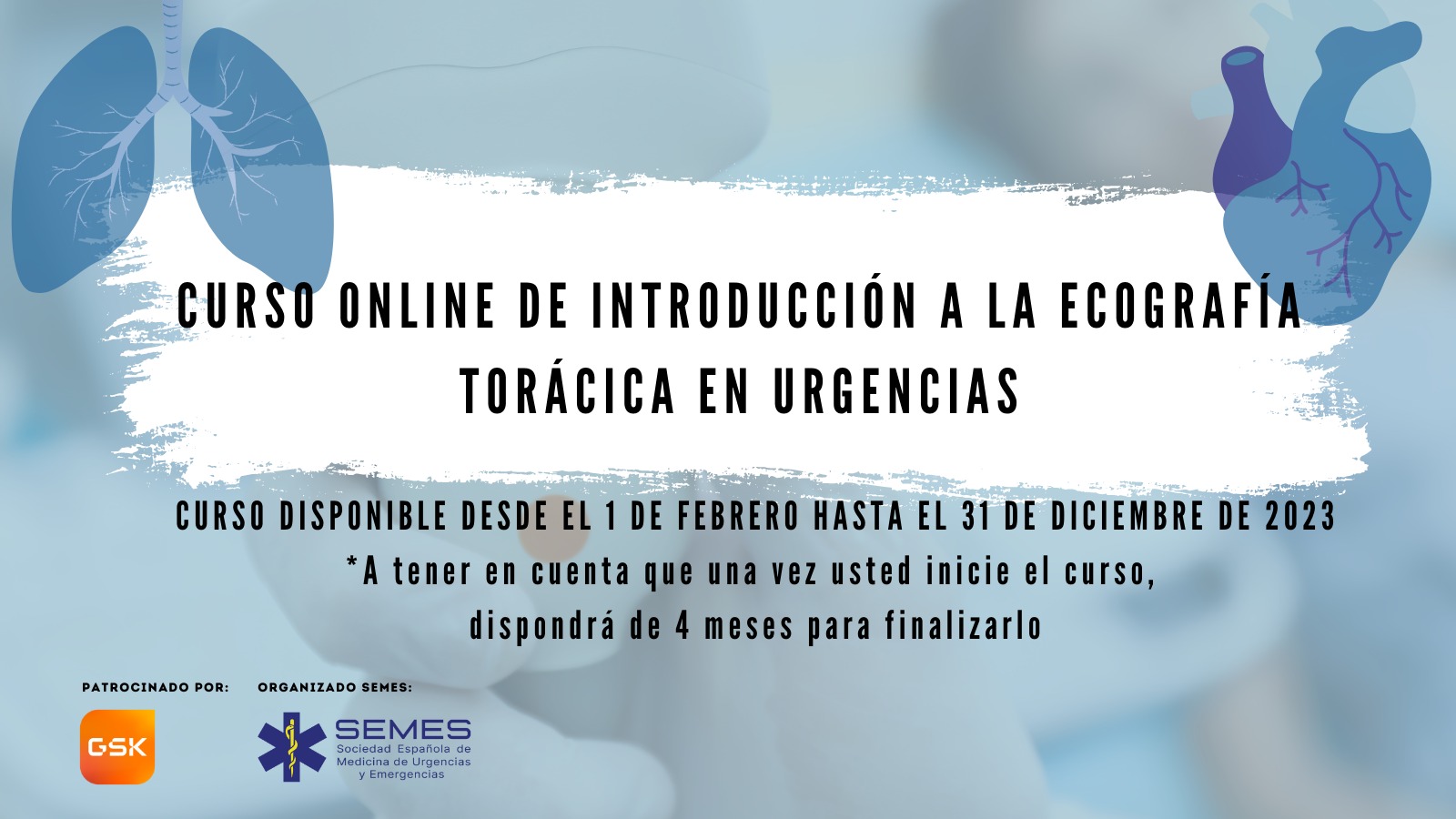 Curso Online de introducción a la ecografía torácica en Urgencias