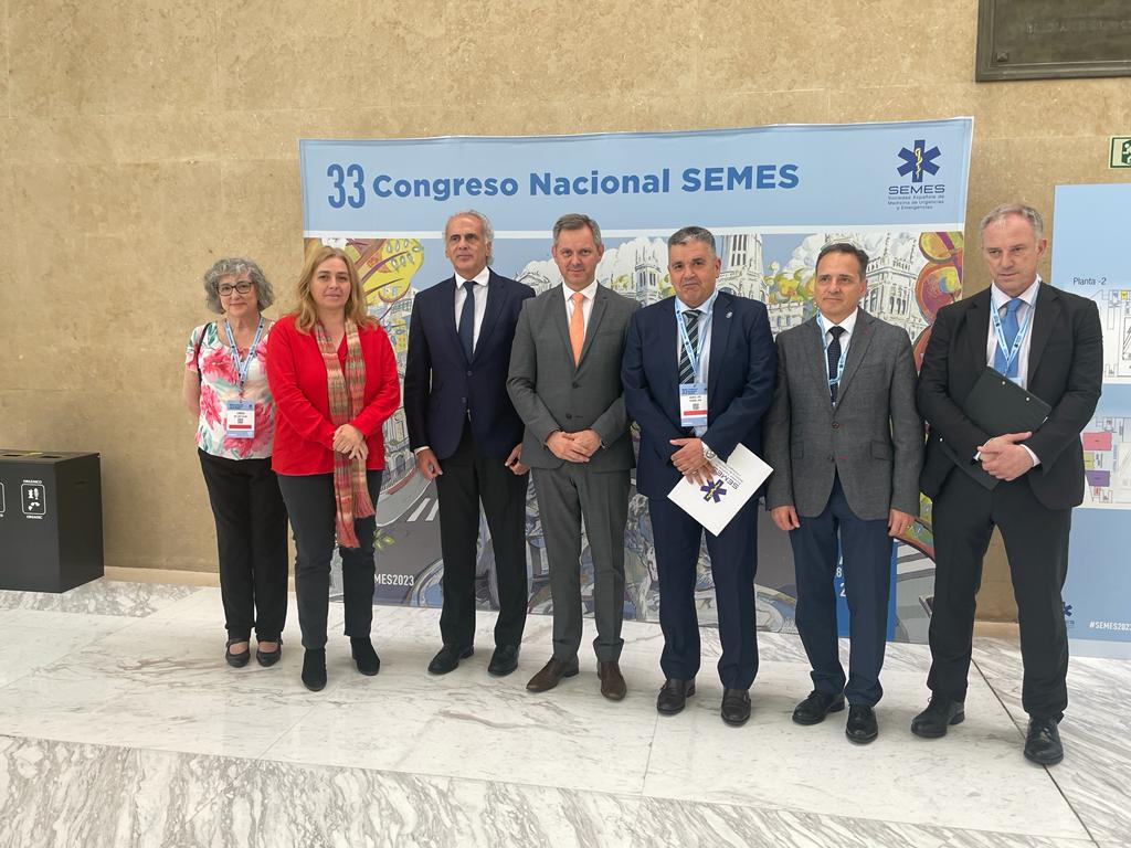 El Ministro de Sanidad, José Manuel Miñones, confirma el proceso de la creación de la Especialidad de Medicina de Urgencias y Emergencias durante la inauguración del XXXIII Congreso Nacional SEMES 2023