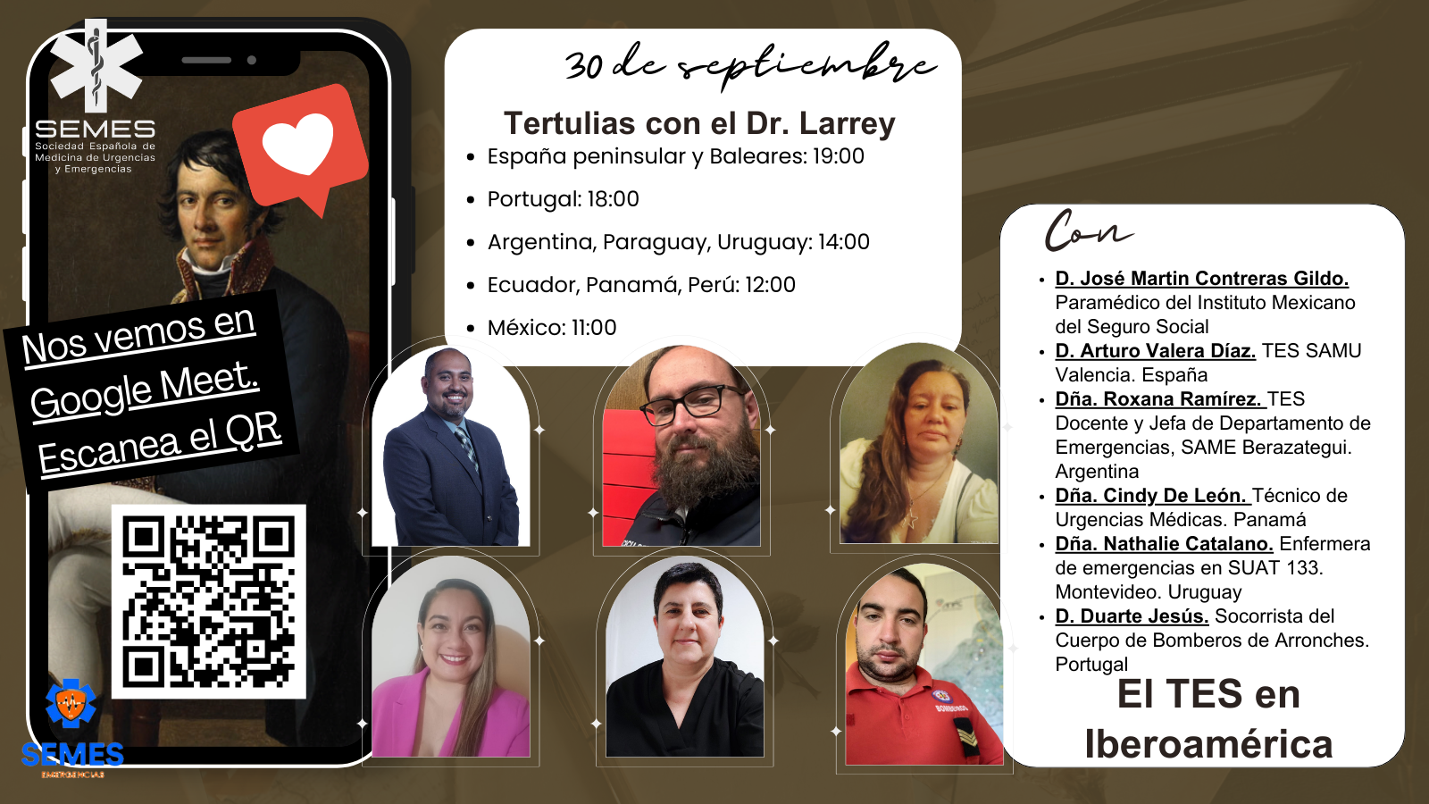 Tertulias del Dr. Larrey : El TES en Iberoamérica