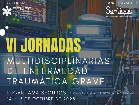 VI Jornadas Multidisciplinares de Enfermedad Traumática Grave