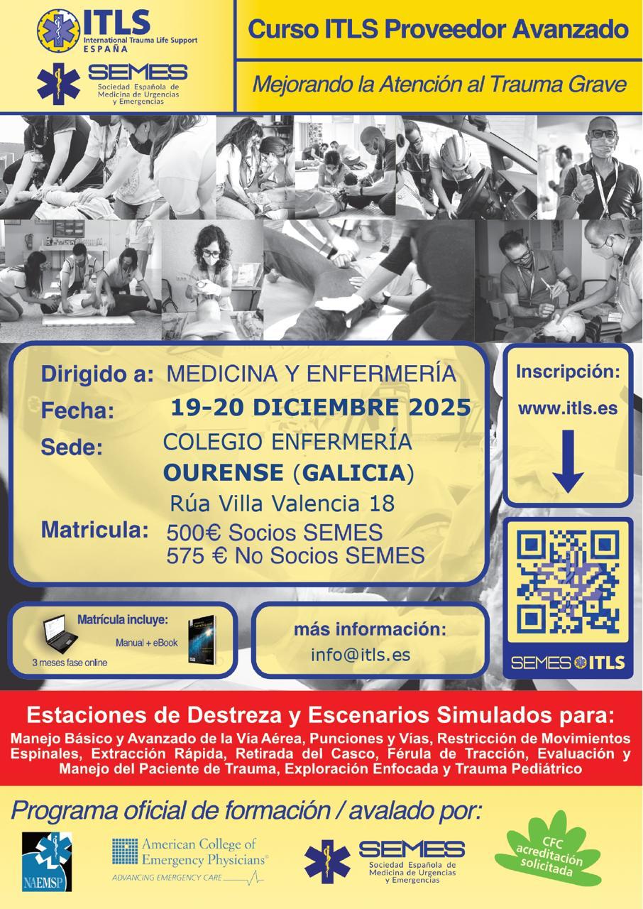 Curso ITLS Proveedor Avanzado - Galicia
