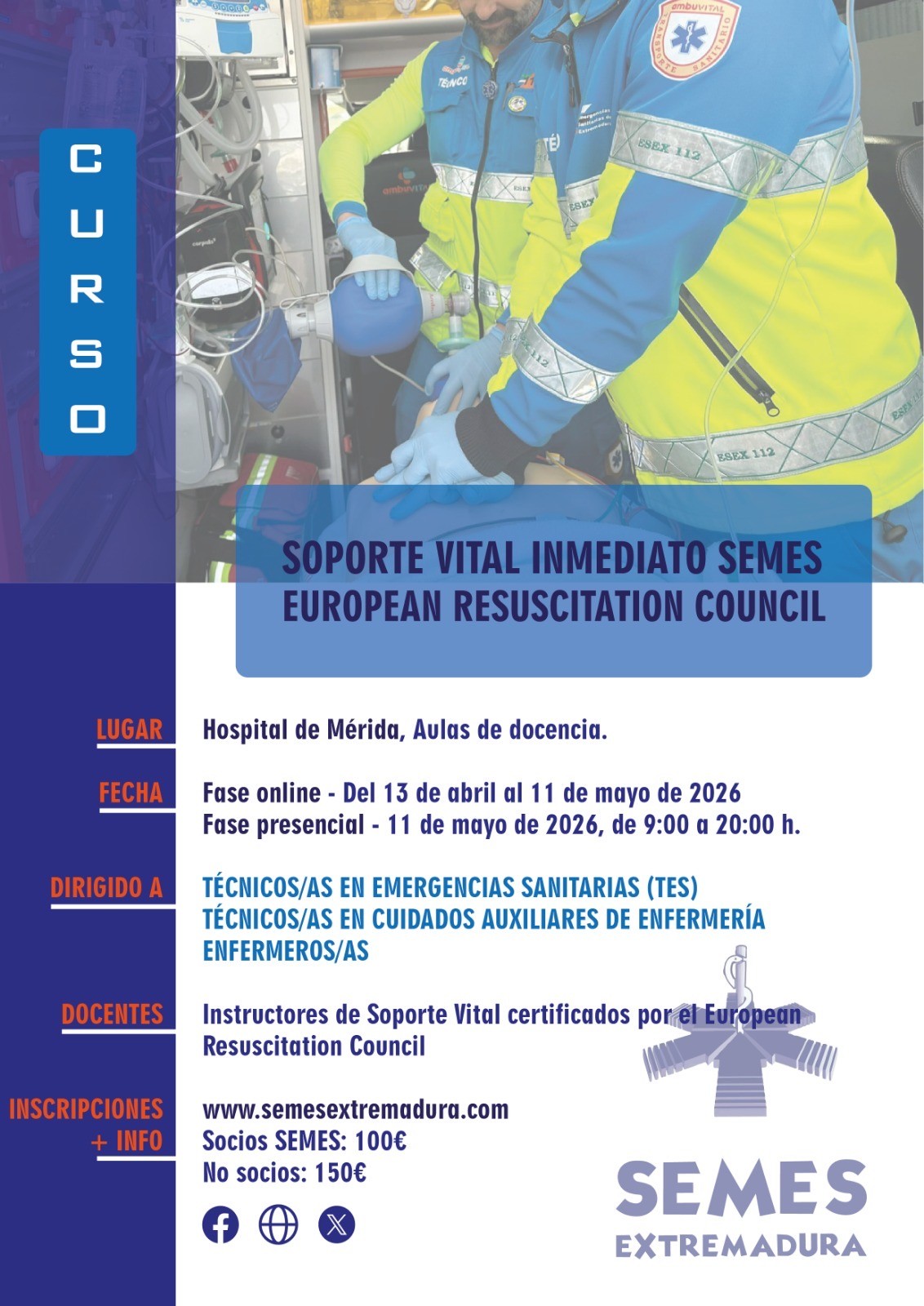 Soporte Vital Inmediato SEMES European Resuscitation Council