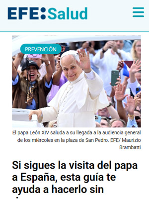 Si sigues la visita del papa a España, esta guía te ayuda a hacerlo sin riesgos