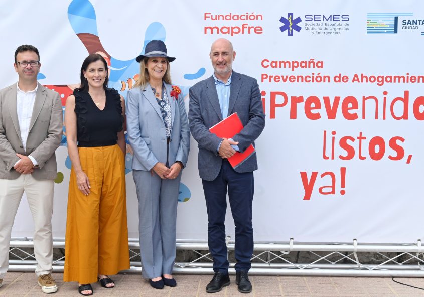 Fundación Mapfre, SEMES Socorrismo y el Ayuntamiento de Santander presentan una campaña de prevención de ahogamientos
