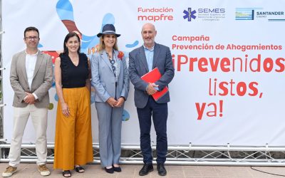 Fundación Mapfre, SEMES Socorrismo y el Ayuntamiento de Santander presentan una campaña de prevención de ahogamientos
