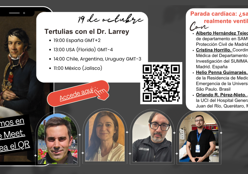 Tertulias del Dr. Larrey : Parada cardíaca: ¿sabemos realmente ventilar?